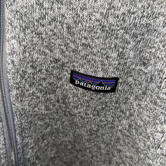 Patagonia Better Sweater Gray Quarter Zip size Large women’s EUC - Picture 3 of 7